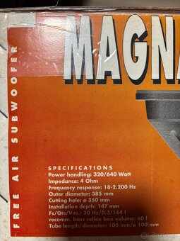 Subwoofer Magnat  SUB 401 640max - 2