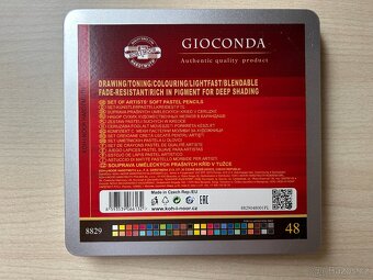 Pastely v tužce Koh-i-Noor Gioconda Soft Pastel Pencils 48ks - 2