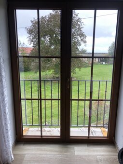 Prodám dveře Oknotherm zlatý dub190x231cm - 2