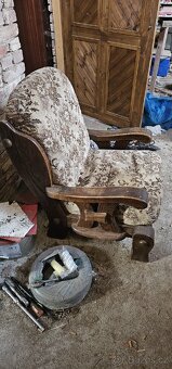 Kresla stara masiv 2ks krasny stav - 2