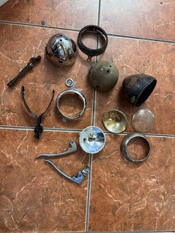 Stadion, Daimon, Bosch, historické kolo-díly světla/páčky - 2