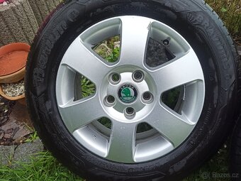 Alu disky Škoda+ pneu - 2