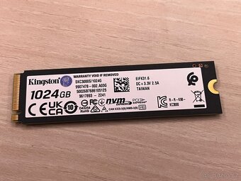 Nvme SSD Kingston KC3000 1TB PCIe 4.0 - 2