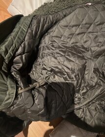Zimní dámská bunda, parka s kožešinou - 2
