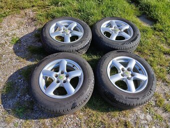 Alu 5x100 r15 + letní pneu Barum - 2