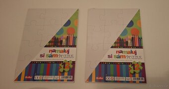 Namaluj si sám - kreativní puzzle bez potisku - 2