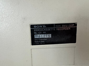 Profesionální videorekordér SONY BVU-150P - 2