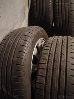 4ks alu disky orig. Volvo 5x108 R16 pneu 5mm 205/55 r16 - 2