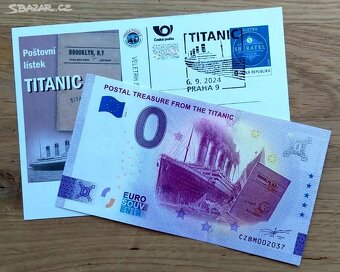 0 EURO BANKOVKA "POSTAL TREASURE FROM THE TITANIC - 2