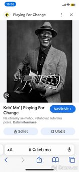 Prodám 2 lístky na Keb’ Mo’ - 2