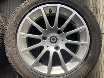 Alu kola SMART FORTWO 15",3x112 letní pneu BRIDGE 1 kolo KO - 2