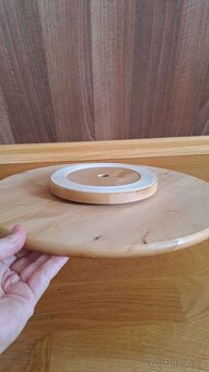 Dřevěný servírovací podnos otočný - 2