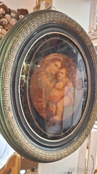 Svatý starožitný obraz Madony - 2