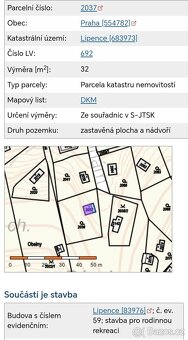 Lipence - chata - pozemek - 2