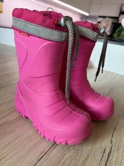 Demar dětské zateplené holínky MAMMUT, růžové 26/27 - 2