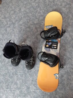 Dětský snowboard 100 cm a boty vel. 36 - 2