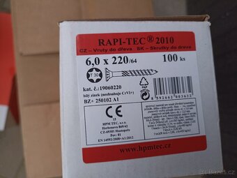 Vruty RAPI-TEC 2010 T30 6×220 mm - 2