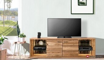 TV stolek Wolf Möbel GURU - Masiv 200 cm - NOVÝ - 2