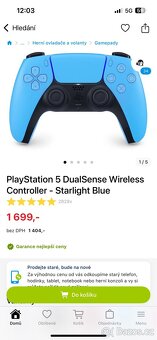 PlayStation 5 Slim + 2 ovladače + nabíjecí stanice - 2