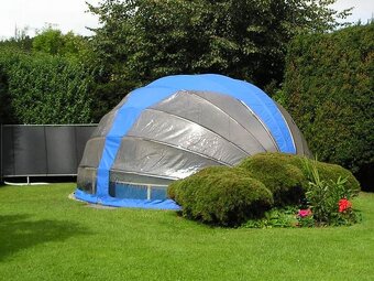 BAZÉNOVÉ ZASTŘEŠENÍ AZURO - VÝROBA NÁHRADNÍ PLACHTY - 2