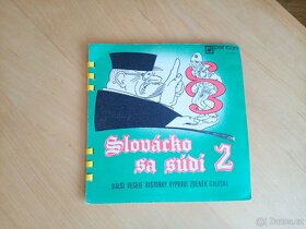 Gramofonové desky Slovácko sa súdí 2 + podpis Zdeňka Galušky - 2