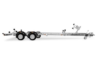 Přívěs, vozík, vlek pro přepravu lodí 2500kg, 7,3m - 2