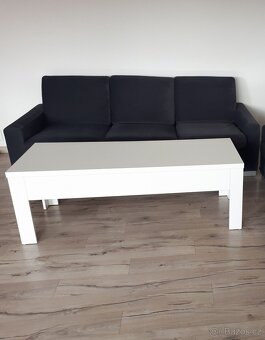 Sedačka, gauč, 3,5 sedák, šedá/antracit - 2