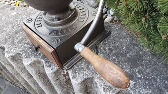 Mega velký starý kupecký mlýnek PEUGEOT FRERES No A3 Brev - 2