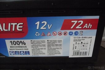 autobaterie MEGALITE 12V 72 AH - 2