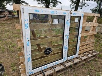 č.16 PRODÁM NOVÉ DVOUKŘÍDLÉ OKNO BÍLÉ VEKA 82 - 2