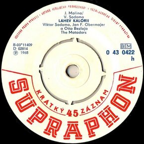 The Matadors ‎– Zlatý Důl / Láhev Kalorií (SP) - 2