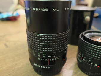 Pentacon Prakticar 28 mm + 50 mm + 135 mm pro Prakticu B - 2