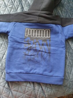 Mikina puma + tepláky Adidas vel 128 - 2