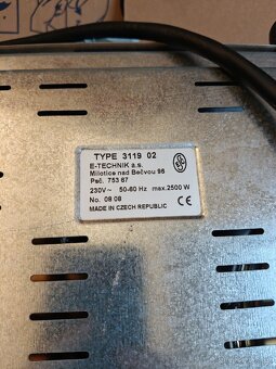 Vařič elektrický - 2