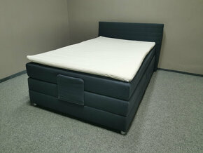 Nová elektricky polohovací postel CARMEN 120x200 cm modrá - 2