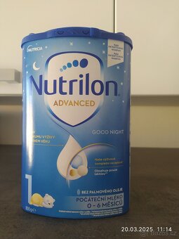 Nutrilon 1 a Nutrilon 1 good night - 2