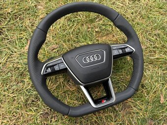 AUDI sportovy volant kozeny zkoseny - 2