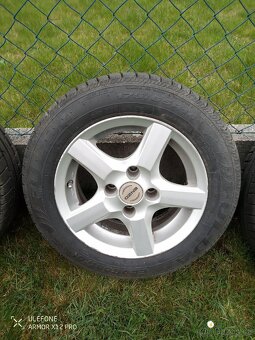 ALU kola R14 s letními pneu 175/65 - 2