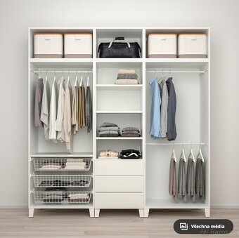 Šatní skříň IKEA - 220x220x60 - 2