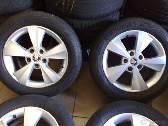 alu kola 5x112 r16 škoda-pneu 205/55/16 - 2