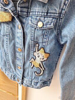 Jeansová bunda vel. 122 H&M - 2