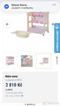 Bebeconfort Přebalovací pult s vaničkou Rosie Mineral Grey - 2
