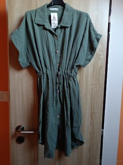 Mušelinové košilové šaty S/L, nové - 2