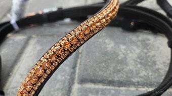 Anatomická uzdečka Rosegold - 2