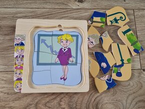 Vrstvené puzzle (život babičky) - 2