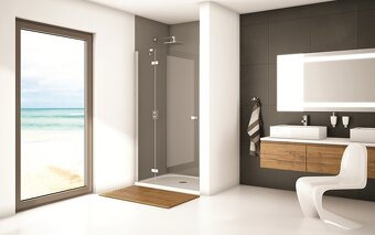 Sprchové dveře Plano Geneve New GE-13 90 cm – nové, nerozbal - 2