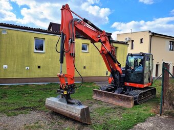 minirypadlo Kubota KX080-4, dělené rameno - 2