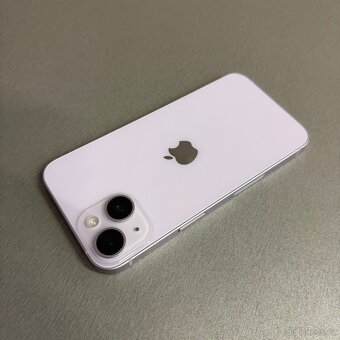 iPhone 14 256GB fialový, pěkný stav, 12 měsíců záruka - 2