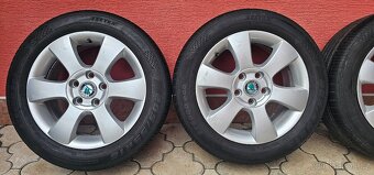 Originál alu ŠKODA O2 5x112 205/55 R16 - 6,5mm - 2
