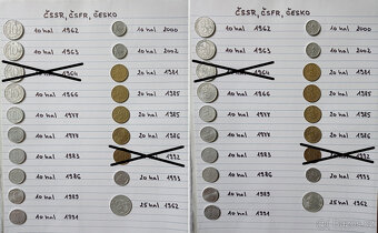 Staré mince (ČSSR,ČSFR,ČR + zahraničí) - 2